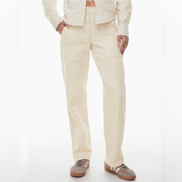 Aritzia Wilfred Modern utility pant in Birch (size 2) - Picture 5 of 8